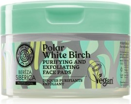 Natura Siberica Polar White Birch, Pads Προσώπου για Καθαρισμό και Απολέπιση, για Λιπαρή και Ακνεϊκή Επιδερμίδα, 20τμχ