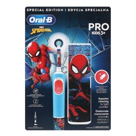 Oral-B Spider-Man Παιδική Ηλεκτρική Οδοντόβουρτσα με Θήκη Ταξιδίου για Παιδιά Ηλικίας 3+