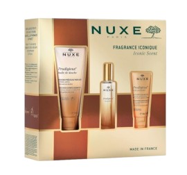 Nuxe Iconic Scent Set Prodigieux Scented Shower Oil 100 ml + Le Parfum 30 ml + Body Lotion 30 ml