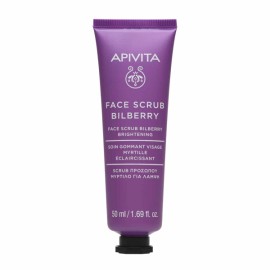 Apivita Face Scrub Bilberry Brightening 50 ml