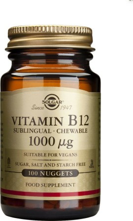 Solgar Vitamin B-12 1000 μg 100 nuggets sublingual-chewable