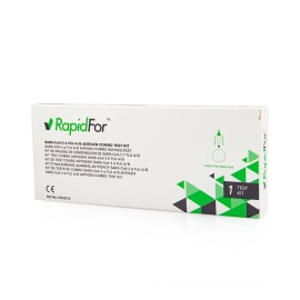 VITROSENS RapidFor, SARS COV-2 (Covid 19) & FLU A/B Self Test, Διαγνωστικό Τέστ Ρινοφαρυγγικού Επιχρίσματος για Κορονοϊό & Γρίπη Α/Β - 1τεμ