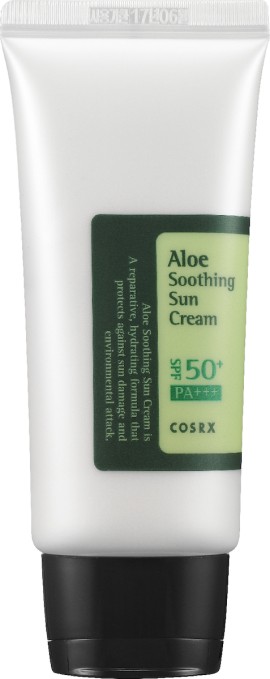 Cosrx Aloe Soothing Sun Cream SPF50+ PA+++ Αντηλιακή Κρέμα Προσώπου, 50ml