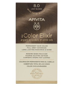 Apivita My Color Elixir Βαφή Μαλλιών 8.0 Ξανθό Ανοιχτό