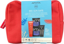 Apivita Promo Bee Sun Safe Hydra Sensitive Soothing Face Cream SPF50+, 50ml & Black Cleansing Gel, 50ml & Face Mask Sea Lave