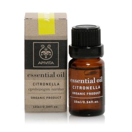 Apivita Essential oil Βιολογικό αιθέριο έλαιο Citronella 10 ml