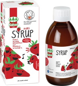 Kaiser Syrup Kids strawberry flavour 200 ml