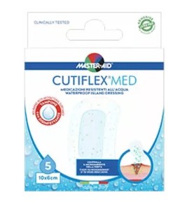 Master Aid Cutiflex 10x6 Αδιάβροχη Γάζα 5τεμ