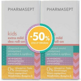 Pharmasept Πακέτο Προσφοράς Kids Extra Mild Deo Roll on 2x50ml