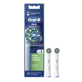 Oral-B Pro Cross Action Ανταλλακτικές Κεφαλές Ηλεκτρικής Οδοντόβουρτσας 2 τμχ