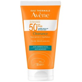 Avene Cleanance Solaire Αντηλιακό Προσώπου Για το Ευαίσθητο Λιπαρό Δέρμα Με Ατέλειες SPF 50+ 50ml