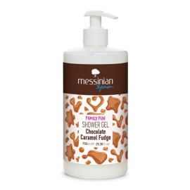 Messinian Spa Family Fun Shower Gel Chocolate Caramel Fudge 750ml