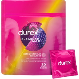 Durex Pleasure Max Προφυλακτικά 30 τμχ