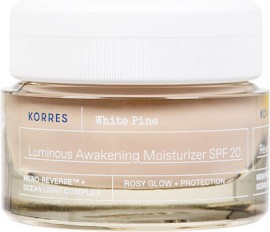 Korres White Pine Λευκή Πεύκη Αναζωογόνηση + Λάμψη Κρέμα Ημέρας SPF20 40 ml