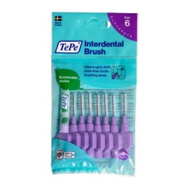 Μεσοδόντια 1.1mm Μώβ Interdental Brush Size 6 Tepe 8 Τμχ