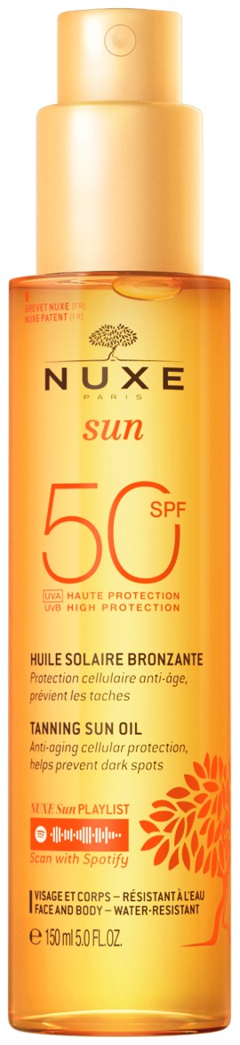 Nuxe Sun Αντηλιακό Λάδι Προσώπου SPF50 σε Spray 150ml