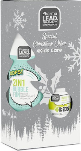 Pharmalead Promo Special Christmas Offer 4Kids Care 2 in 1 Bubble Fun 500ml & Hurry up Roll-on 50ml