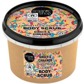 Organic Shop Christmas Cookies Body Scrub με Τζίνζτερ & Κανέλα 250 ml