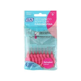 TePe Interdental Brush Size 0, Μεσοδόντια Βουρτσάκια 0.4mm (Φούξια) 8τμχ