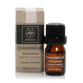 Apivita Essential oil Βιολογικό αιθέριο έλαιο Ματζουράνα 5 ml