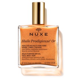 Nuxe Huile Prodigieuse Or Shimmering Multi Purpose Dry Oil Face Body Hair 100 ml