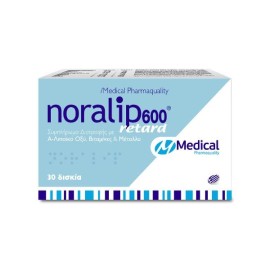 Medical Pharmaquality Noralip 600 retard 30 ταμπλέτες