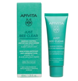 Apivita Just Bee Clear Blemish Control Mattifying Moisturizer 40 ml