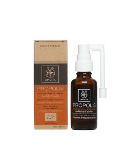 Apivita Propolis Βιολογικό Spray για το λαιμό πρόπολη & αλθαία 30 ml