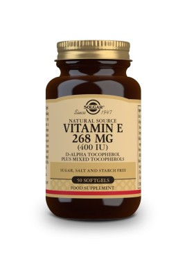 Solgar Vitamin E Natural 400 IU 50 softgels