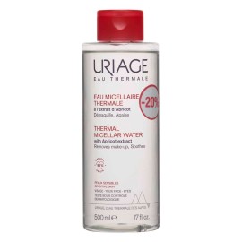 Uriage Thermal Micellar Water Sensitive Skin Νερό Καθαρισμού Προσώπου για το Ευαίσθητο Δέρμα 500 ml (στίκερ -20%)