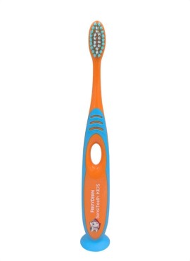 Frezyderm SensiTeeth Toothbrush Soft Μαλακή Οδοντόβουρτσα για Παιδιά Πορτοκαλί / Γαλάζιο, 1 τμχ