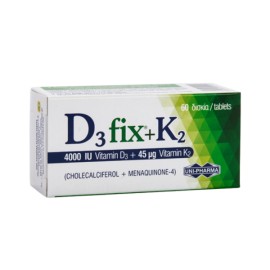 Unipharma D3 fix 4000 IU + K2 45 μg 60 tabs