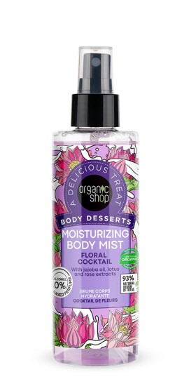 Organic Shop Body Desserts Moisturizing Body Mist Floral Cocktail 200 ml