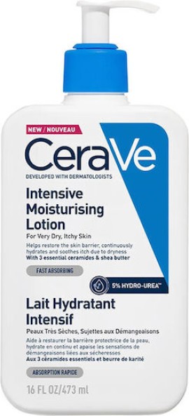 CeraVe Intensive Moisturising Lotion Ενυδατική Λοσιόν Σώματος για το Πολύ Ξηρό Δέρμα με Κνησμό 236 m