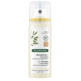 Klorane Dry Shampoo Ultra Gentle with Oat & Ceramide for Dark Hair 50 ml