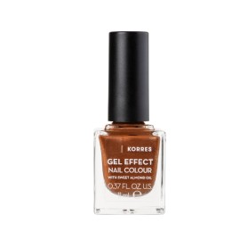 Korres Gel Effect Nail Colour with Sweet Almond Oil 66 Aegean Bronze 11ml