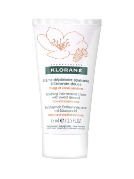 Klorane Creme Depilatoire Apaisante a lAmande Douce 75ml