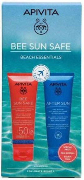 Apivita Bee Sun Safe Hydra Fresh Face & Body Milk SPF50 100 ml + After Sun Cool & Sooth Face & Body Gel-Cream 100 ml