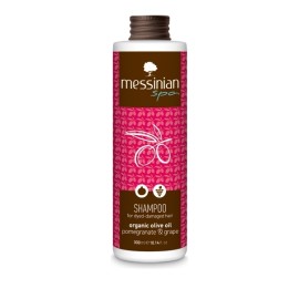 Messinian Spa Shampoo Dyed-Damaged Pomegranate-Grape, Βαμμένα-Ταλαιπωρημένα Μαλλιά (Ρόδι-Σταφύλι) 300ml