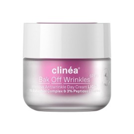 Clinea Bak Off Wrinkles Light SPF20 Αντιγηραντική Κρέμα Ημέρας Ελαφριάς Υφής 50ml.