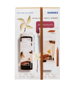 Korres Set Herbarium of Vanilla Cinnamon Αφρόλουτρο Βανίλια Κανέλα 250ml + Βανίλια Κανέλα Γαλάκτωμα Σώματος 200ml