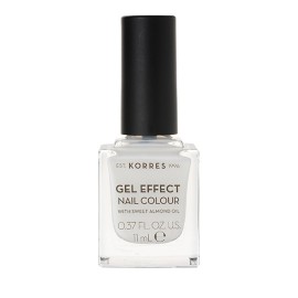 Korres Gel Effect Nail Colour 02 Porcelain White 11 ml