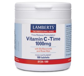 Lamberts Vitamin C-Time Release 1000mg, 180 Tabs