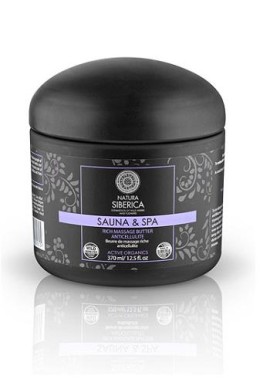 Natura Siberica Rich Massage Butter, Πλούσιο Βούτυρο για Μασάζ κατά της Κυτταρίτιδας, 370 ml