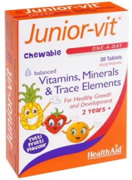 Health Aid Junior-vit 30 chewable tabs tutti-frutti