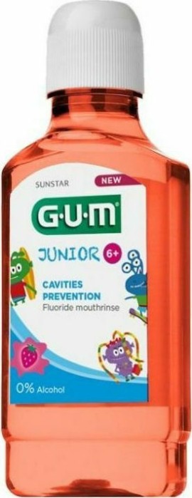 GUM Junior 6+ Fluoride Mouthrinse 300 ml