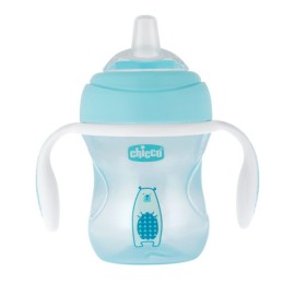 Chicco Transition Cup Κυπελλο Μπλε 4Μ+,200ml