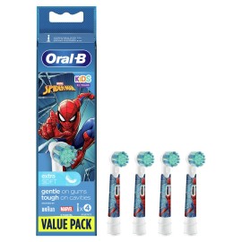 Oral-B Kids 3+ Spriderman Παιδικές Ανταλλακτικές Κεφαλές Βουρτσίσματος 4 τμχ