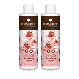 Messinian Spa Promo Shower Gel Strawberry Yogurt 2x300ml