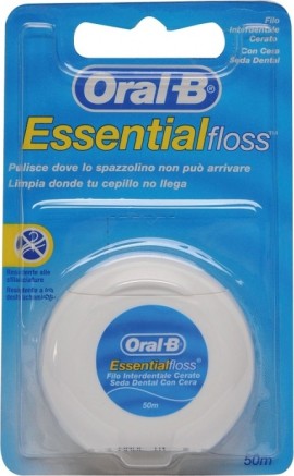 Oral-B Essential Floss Κερωμένο Νήμα 50 m